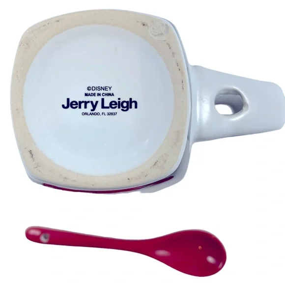 🌟 Disney Minnie and Mickey Ceramic Coffee/Tea Mug with Spoon - 12 oz - Picture 5 of 5